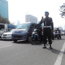 Rombongan Tamu Pelantikan Jokowi Sudah Melintas, Arus Lalin ke DPR Lancar