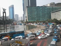 Begini Penampakan Peserta Syukuran Rakyat yang Mulai Padati Bundaran HI