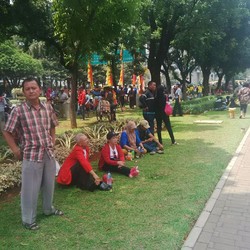 Jokowi Jadi Presiden, Masyarakat Penuhi Taman Kota Merdeka Selatan