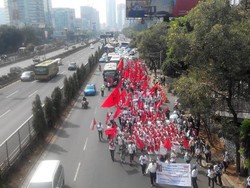 Bawa Balita ke Pawai Rakyat, Agnes Tak Khawatir Kepanasan