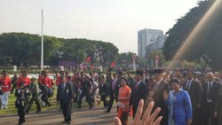 Mengharukan! Jokowi Lepas SBY Diiringi Lagu Pantang Mundur