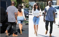 Kencan dengan Kanye West, Kim Kardashian Seksi Pamer Punggung Terbuka