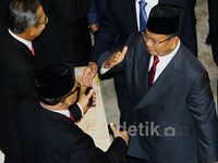 Prabowo Hadiri Pelantikan Jokowi-JK