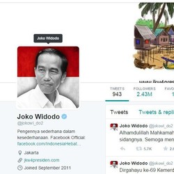 Di Twitter: Jokowi Ungguli PM Inggris, Kalah Telak dari Obama