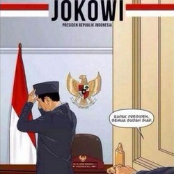 Meme Jokowi Meriahkan Pelantikan Presiden