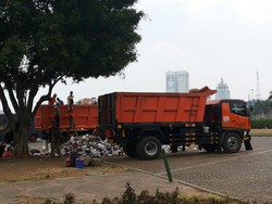 Sampah Syukuran Rakyat di Monas Setara dengan Tahun Baru