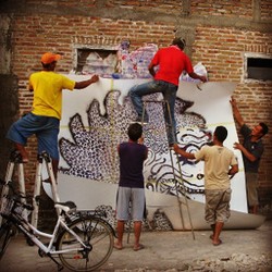 Aksi Seniman Indonesia di Pesta Rakyat Presiden Terpilih