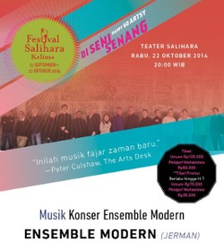 Festival Salihara 2014 Ditutup dengan Konser Ensemble Modern