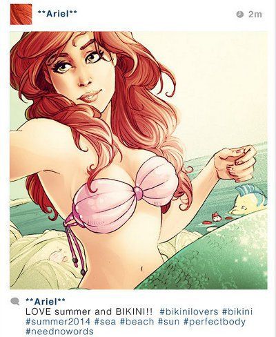 Begini Gaya Tokoh Kartun Ketika Selfie