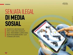 Senjata Ilegal di Media Sosial