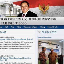 Jokowi Belum Tempati Istana RI di Dunia Maya