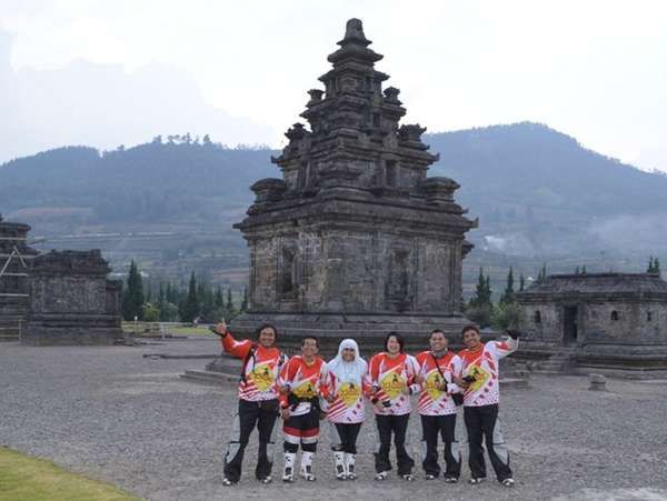 Motor Garuk Tanah Viar Jelajahi Dieng