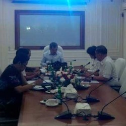 JK Rapat Perdana dengan Internal Istana Wapres