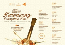 Dua Puisi Digubah Jadi Musik Keroncong di Pekan Komponis Indonesia