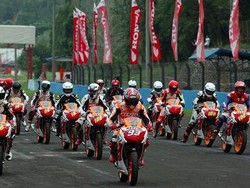 Dag-dig-dug Saat Balapan dengan Marc Marquez dan Pedrosa di Sentul