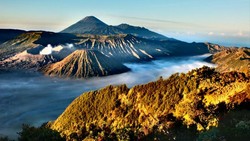 Pagi Hari di Gunung Bromo yang Cantik dan Eksotis