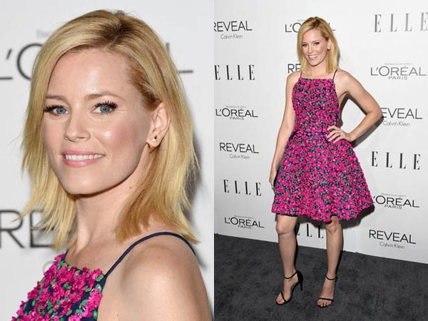 Dress Floral Seksi Elizabeth Banks