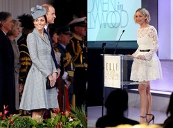 Kate Middleton Tampil Perdana Sejak Hamil Kedua, J-Law Cantik Bergaun Mini