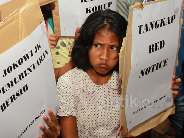 Aksi Dukung Pemerintahan Bersih Jokowi-JK