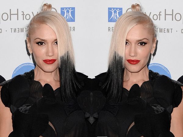 Rambut Ombre Hitam-putih Gwen Stefani