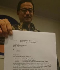 3 Menteri Kabinet Kerja Resmi Undur Diri dari Kepengurusan NasDem