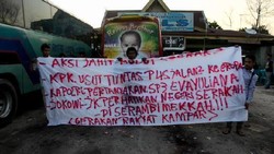 Naik Bus dari Kampar, 4 Pria Jahit Mulut Ingin Bertemu Presiden Jokowi