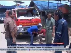 Mobil Damkar Terbalik, 2 Petugas Tewas dan 2 Lainya Terluka