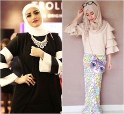 Hijab Style: Padu Padan Blouse dengan Aksen Ruffle di Lengan Ala Hijabers