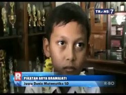 Juara Dunia Matematika, Siswa SD Ini Raih 3 Mendali