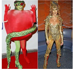 Foto: Heidi Klum, Ratunya Kostum Halloween Esktrem