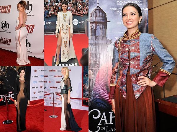 Deretan Selebriti Tanpa Underwear, Raline Shah Cantik Berbatik