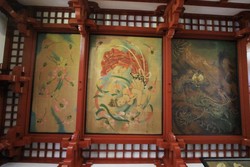 Lukisan Cantik Di langit-langit Kuil Sensoji