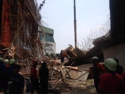 Pekerja: Jembatan Roboh karena Kerangka Tidak Kuat