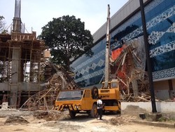 Ini Reruntuhan Jembatan Ambruk yang Menewaskan 4 Orang di TIM