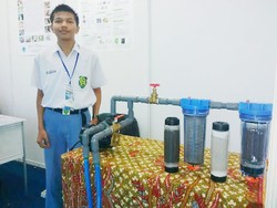 Dengan Abu Vulkanik, Remaja Asal Solo Bikin Penyaring Limbah Logam Berat