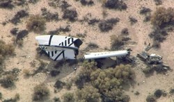 Ini Wujud Puing-puing Pesawat Ruang Angkasa Virgin Galactic yang Jatuh