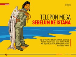 Telepon Mega Sebelum ke Istana