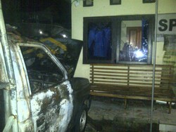 Tak Terima Dirazia, Belasan Orang Rusak Mapolsek Gerunggang Pangkalpinang