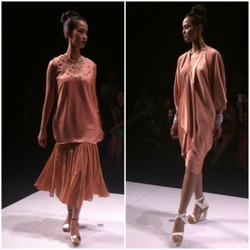JFW Hari Ke-2: 4 Desainer Muda Kreasikan Tren Warna Baru 2015, Copper Orange