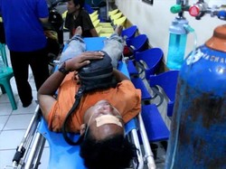 Truk Terguling Masuk Jurang, Belasan Pendaki Gunung Guntur Luka Parah