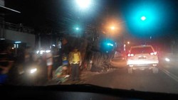 Ada Truk Terguling di Tanah Abang, Lalin Tersendat