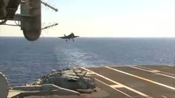 Uji Coba Pesawat Siluman F-35 di Kapal USS Nimitz Sukses