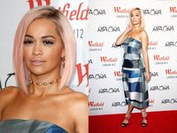 Rita Ora Eksis Berambut Pink