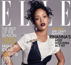 Foto: Rihanna Tampil Dramatis Hingga Tanpa Busana di Elle