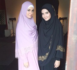Hijab Style: Tren Khimar Berenda Diterapkan Selebriti dan Selebgram
