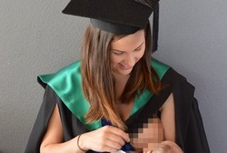 Inspirasi Sharkey, Tak Perlu Tinggalkan Anak untuk Lulus Kuliah