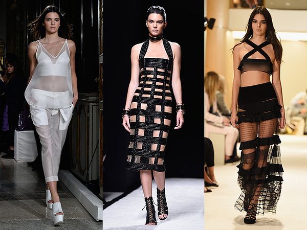 Aksi Lenggak-lenggok si Cantik Kendall Jenner di Runway (2)