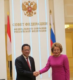 Ketua Dewan Federasi Rusia Akan ke Jakarta Temui Ketum MPR dan Wapres JK