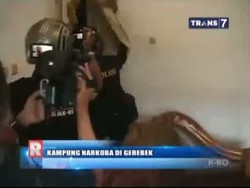 Kampung Narkoba Digerebek
