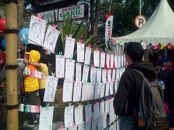 666 Lukisan Sketsa Wajah Warga Bandung Masuk Museum Rekor MURI